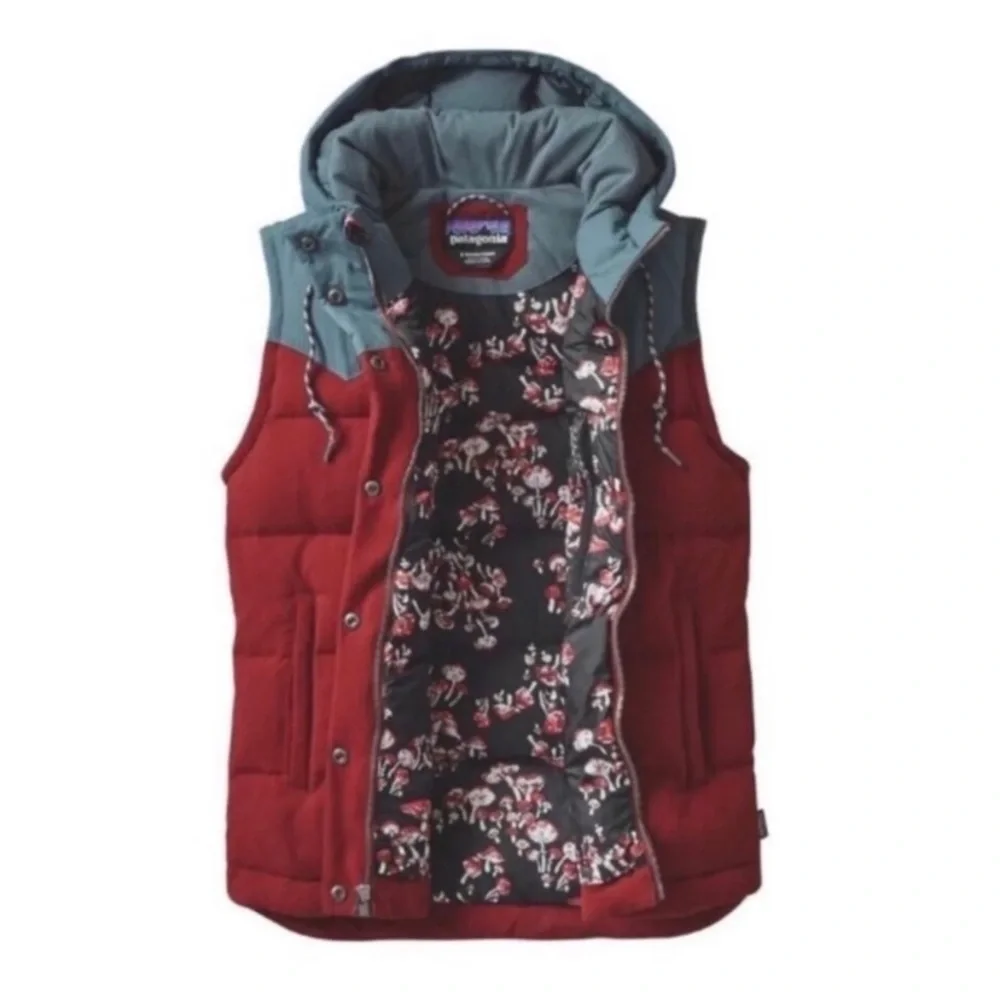 RARE🍄 Patagonia Women's‎ Bivy Hooded Down Vest